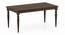 Mirasa 6 Seater Dining Table (Mango Walnut Finish) by Urban Ladder - Details - 336340