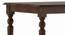 Mirasa 6 Seater Dining Table (Mango Walnut Finish) by Urban Ladder - Zoomed Image - 336342