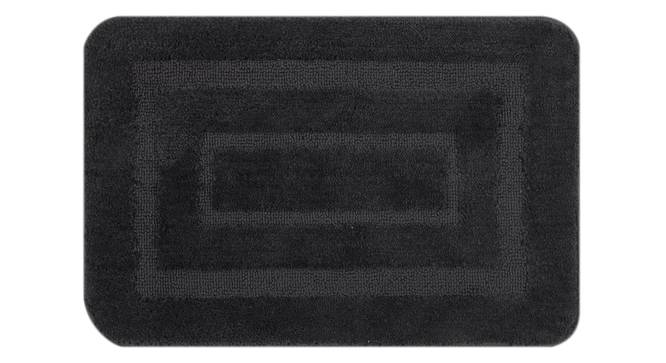 Astrid Bath Mat Set of 2 (Black) by Urban Ladder - Front View Design 1 - 336470