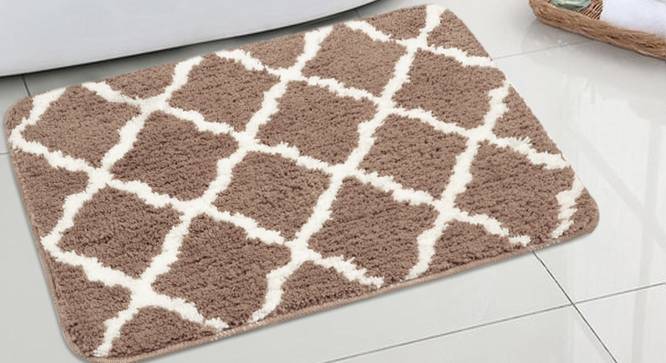 Aylin Bath Mat Set of 2 (Beige) by Urban Ladder - Design 1 Half View - 336510