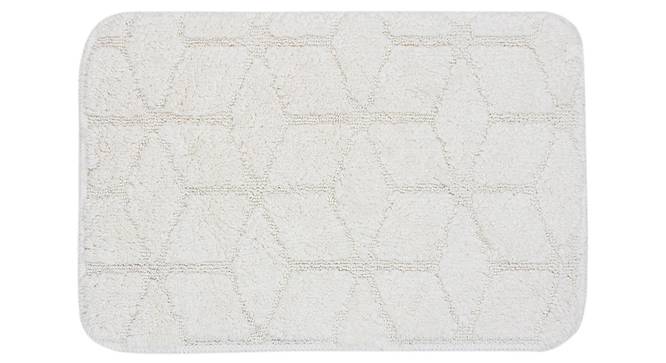 Briar Bath Mat (White) by Urban Ladder - Front View Design 1 - 336610