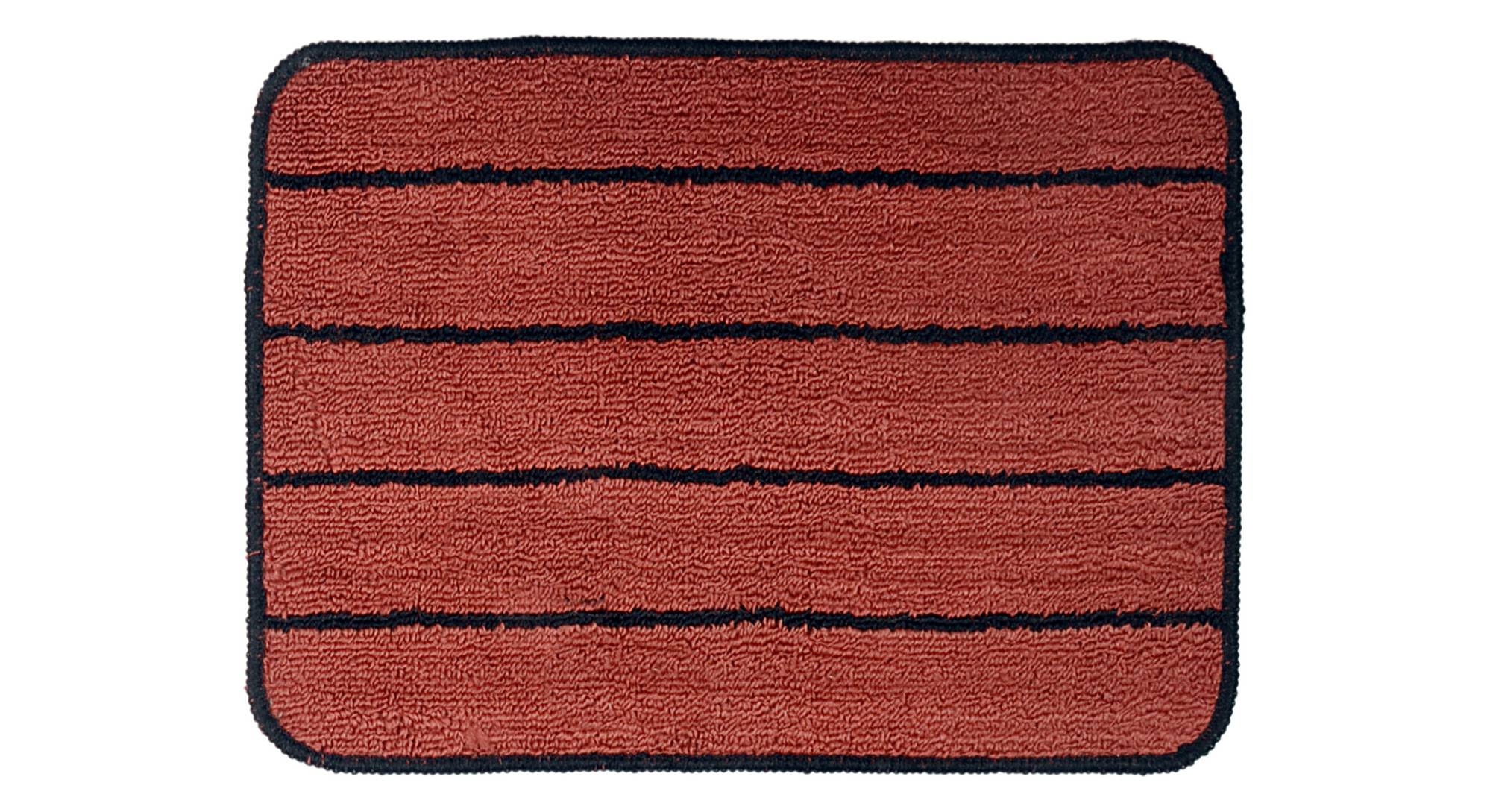 Maroon Polyester Bath Mat Set of Urban Ladder