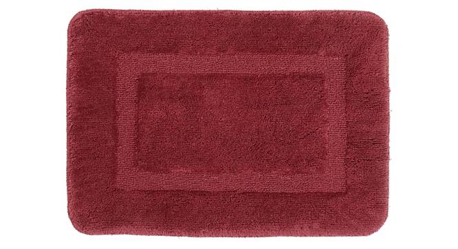 Holly Bath Mat Set of 2 (Maroon) by Urban Ladder - Front View Design 1 - 336833