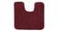 Justice Bath Mat Set of 2 (Maroon) by Urban Ladder - Front View Design 1 - 336951