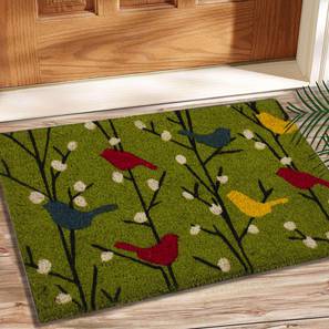 Doormats Design Green Coir Doormat - Set of