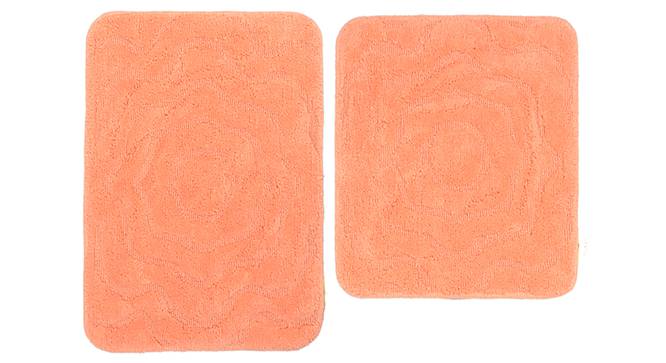 Liana Bath Mat Set of 2 (Orange) by Urban Ladder - Front View Design 1 - 337165