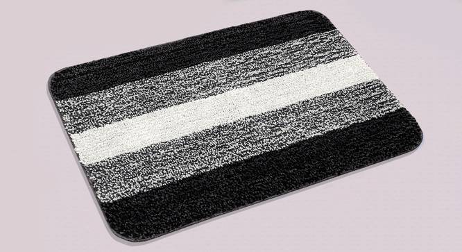 Sutton Bath Mat Set of 2 (Black) by Urban Ladder - Design 1 Half View - 337478