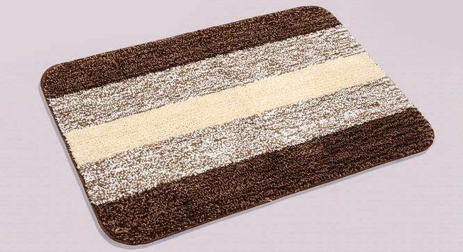 Sutton Bath Mat Set of 2 (Brown) by Urban Ladder - Design 1 Half View - 337479