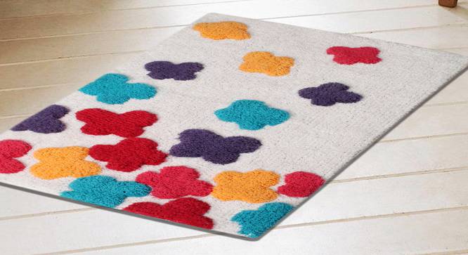 Stevie Bath Mat (Red) by Urban Ladder - Design 1 Half View - 337484