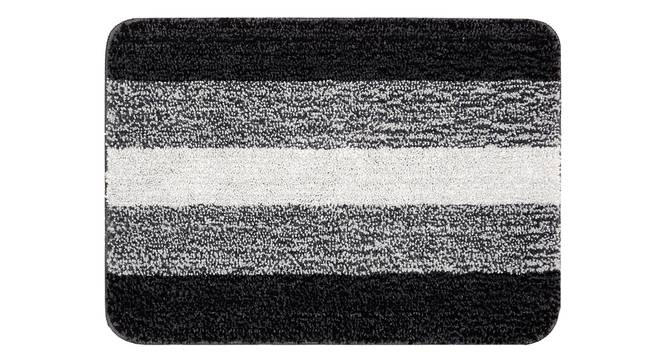 Sutton Bath Mat Set of 2 (Black) by Urban Ladder - Front View Design 1 - 337486