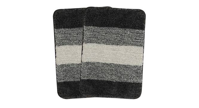 Sutton Bath Mat Set of 2 (Black) by Urban Ladder - Design 1 Details - 337495