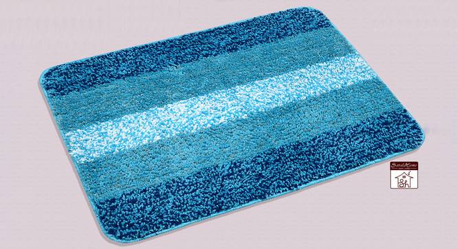 Sutton Bath Mat Set of 2 (Light Blue) by Urban Ladder - Design 1 Half View - 337512