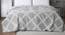 Helena Bed Cover (Grey, Double Size) by Urban Ladder - Design 1 Full View - 338294