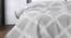 Helena Bed Cover (Grey, Double Size) by Urban Ladder - Front View Design 1 - 338299