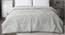 Matilda Bed Cover (Grey, Double Size) by Urban Ladder - Design 1 Full View - 338323