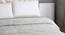 Matilda Bed Cover (Grey, Double Size) by Urban Ladder - Cross View Design 1 - 338330