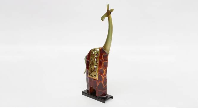 Aqua Giraffe Figurine by Urban Ladder - Front View Design 1 - 338451