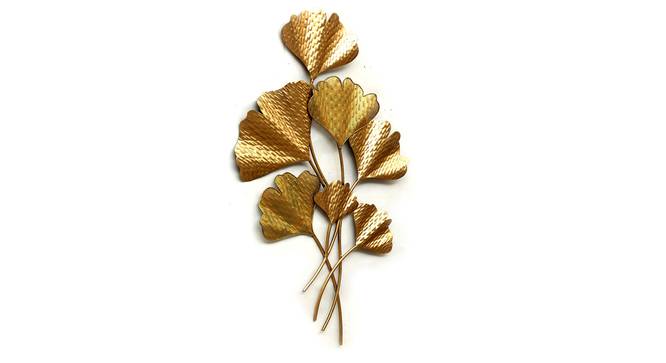 Anam Leaf Wall Decor (Gold) by Urban Ladder - Front View Design 1 - 338473