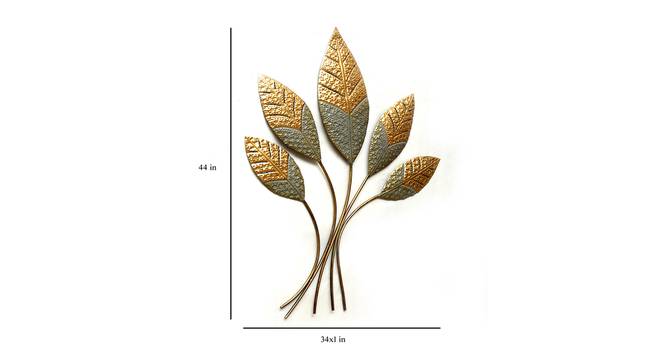 Ehaan Leaf Wall Decor by Urban Ladder - Design 1 Dimension - 338495