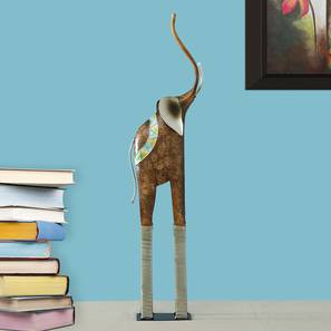 Figurines Design Multi Coloured Iron Showpiece