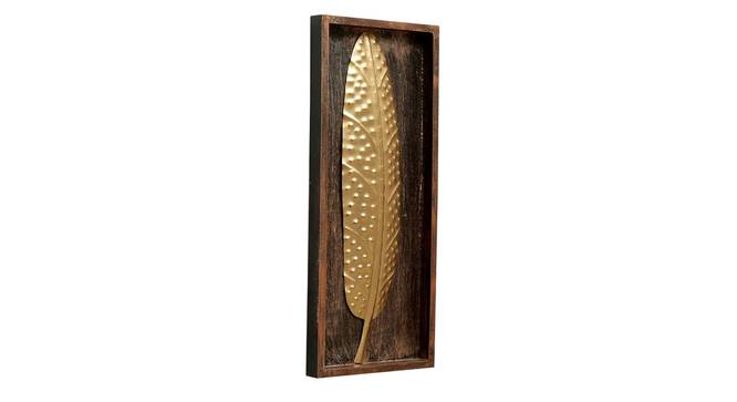 Hale Leaf Wall Decor (Gold) by Urban Ladder - Front View Design 1 - 338518