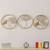 Ginko alina wall decor set of 3 gold lp