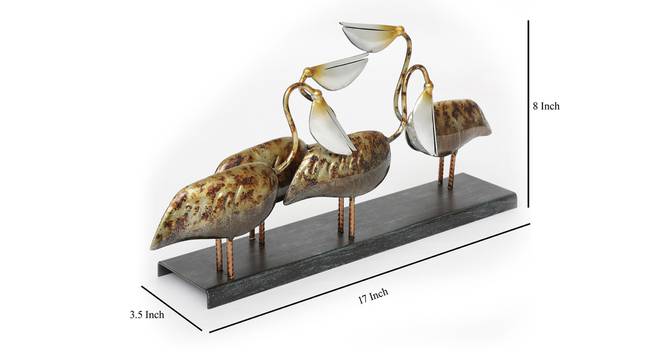 Pelican Figurine by Urban Ladder - Design 1 Dimension - 338587