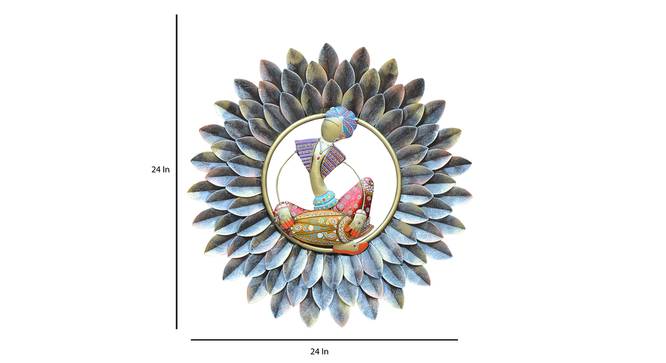 Shaurya Dhol Wall Decor by Urban Ladder - Design 1 Dimension - 338630