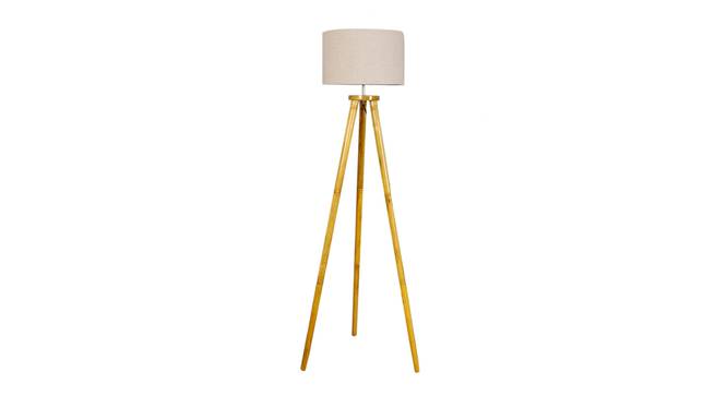 Celine Floor Lamp (Yellow, Brown Shade Colour) by Urban Ladder - Front View Design 1 - 338681