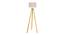 Celine Floor Lamp (Yellow, Brown Shade Colour) by Urban Ladder - Front View Design 1 - 338681