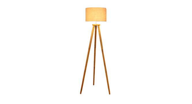 Celine Floor Lamp (Yellow, Brown Shade Colour) by Urban Ladder - Front View Design 1 - 338689
