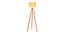 Celine Floor Lamp (Yellow, Brown Shade Colour) by Urban Ladder - Front View Design 1 - 338689