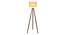 Fleur Floor Lamp (Natural, Brown Shade Colour) by Urban Ladder - Front View Design 1 - 338690