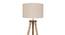 Fleur Floor Lamp (Natural, Brown Shade Colour) by Urban Ladder - Design 1 Close View - 338698