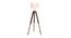 Margot Floor Lamp (Brown Shade Colour, Walnut) by Urban Ladder - Front View Design 1 - 338725