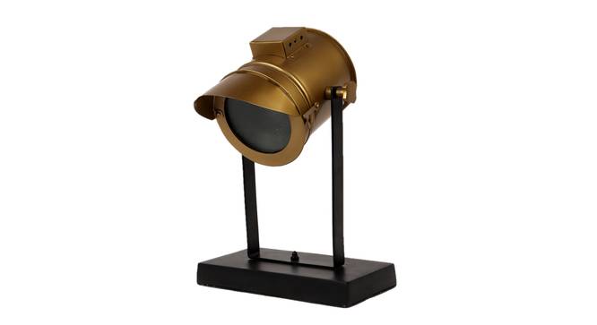 Kaira Study Lamp (Black, Antique Brass Shade Colour) by Urban Ladder - Cross View Design 1 - 338730