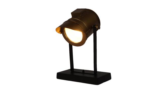 Kaira Study Lamp (Black, Antique Brass Shade Colour) by Urban Ladder - Cross View Design 1 - 338738