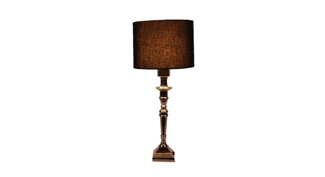 Vail Table Lamp (Nickel, Nickel Shade Colour) by Urban Ladder - Front View Design 1 - 338766