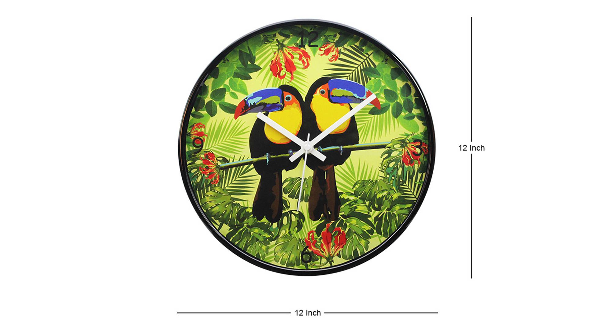 Multi Coloured Plastic Wall Clock Urban Ladder