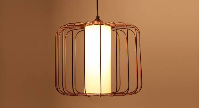 Merriam  Hanging Lamp Copper (Copper Finish) by Urban Ladder - Front View Design 1 - 338880