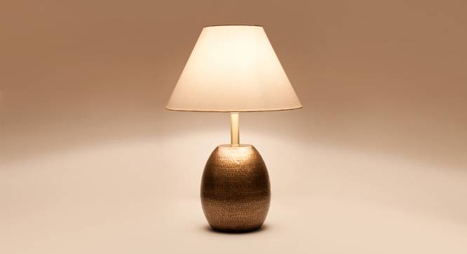 Cocoon  Table Lamp Ant. Brass (Antique Brass Finish) by Urban Ladder - Front View Design 1 - 338891