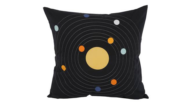 Solar Cushion Cover (Yellow, 41 x 41 cm  (16" X 16") Cushion Size) by Urban Ladder - Front View Design 1 - 338904