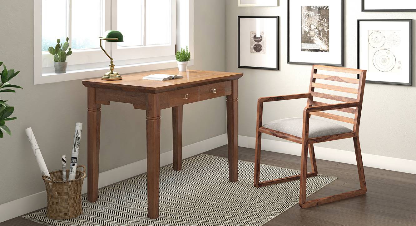 Malabar Compact Study Table Urban Ladder