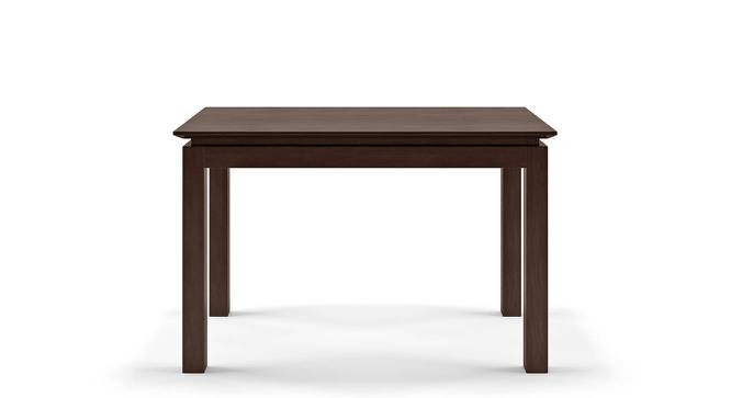 Diner 4 Seater Dining Table (Dark Walnut Finish) by Urban Ladder - Front View Design 1 - 339145