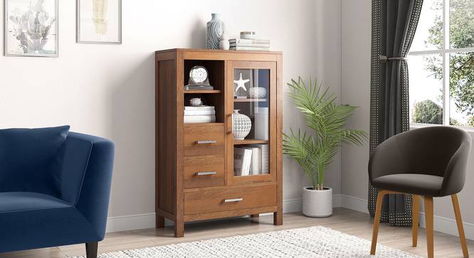 Carnegie Cabinet (Amber Walnut Finish) by Urban Ladder - Full View Design 1 - 339358