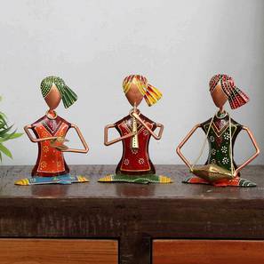 Arnav figurine set of 3 multicolour lp