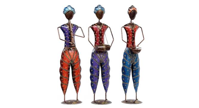 Daksh Figurine Set of 3 by Urban Ladder - Cross View Design 1 - 339454