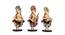 Divij Figurine Set of 3 by Urban Ladder - Cross View Design 1 - 339458