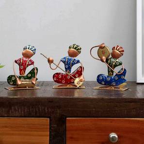 Hunar figurine set of 3 multicolour lp