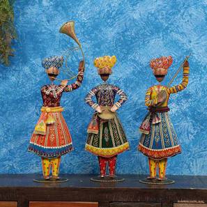 Kavya figurine set of 3 multicolour lp